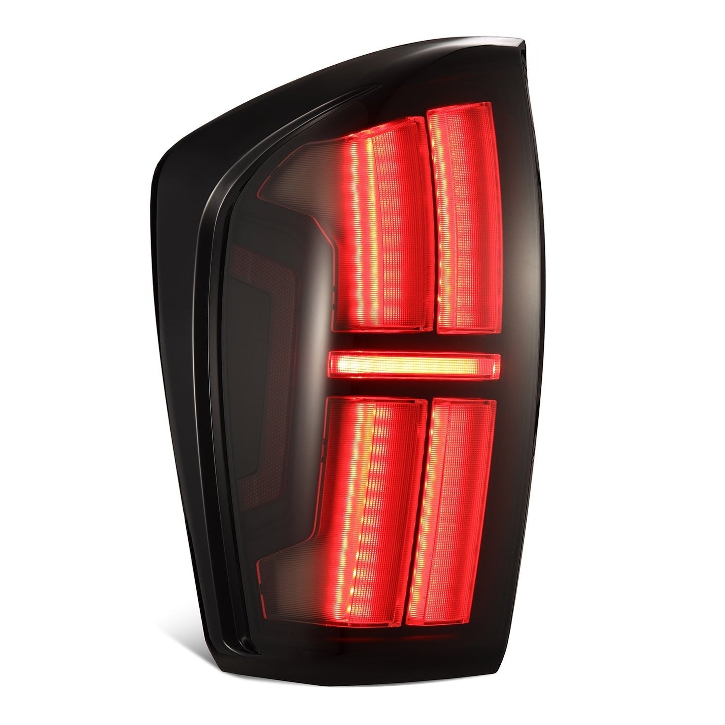 AlphaRex 16-23 Toyota Tacoma NOVA-Series Prismatic LED Tail Lights Alpha-Black
