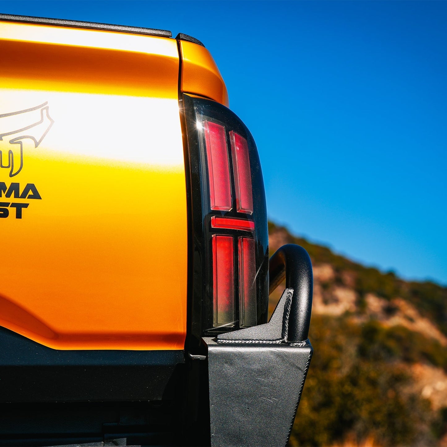 AlphaRex 16-23 Toyota Tacoma NOVA-Series Prismatic LED Tail Lights Alpha-Black