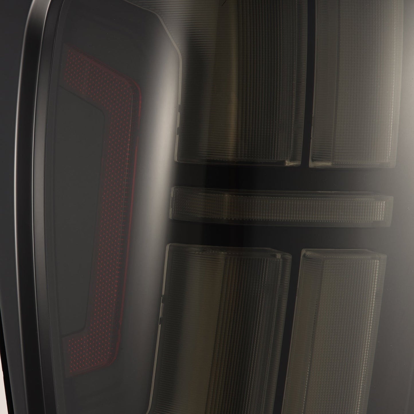 AlphaRex 16-23 Toyota Tacoma NOVA-Series Prismatic LED Tail Lights Alpha-Black