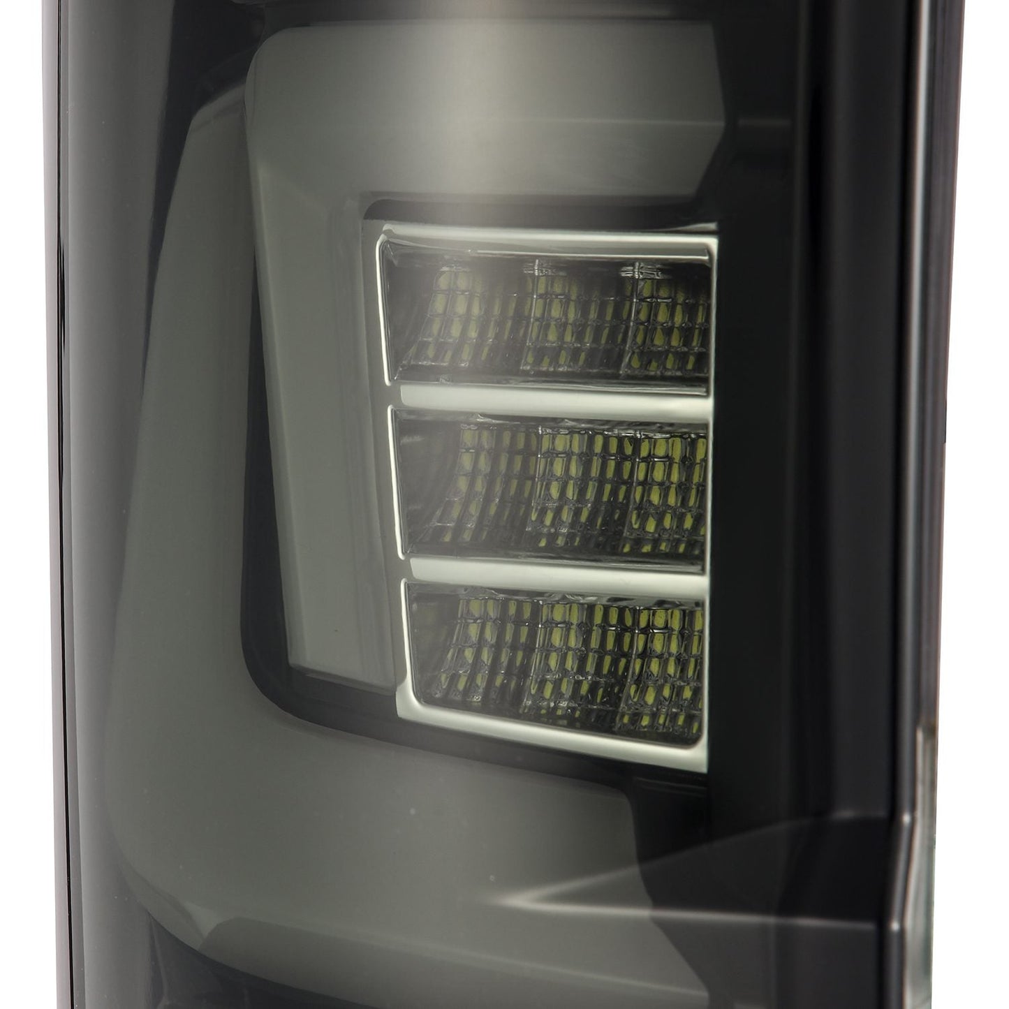 AlphaRex 17-19 Ford Super Duty PRO-Series LED Tail Lights Jet Black