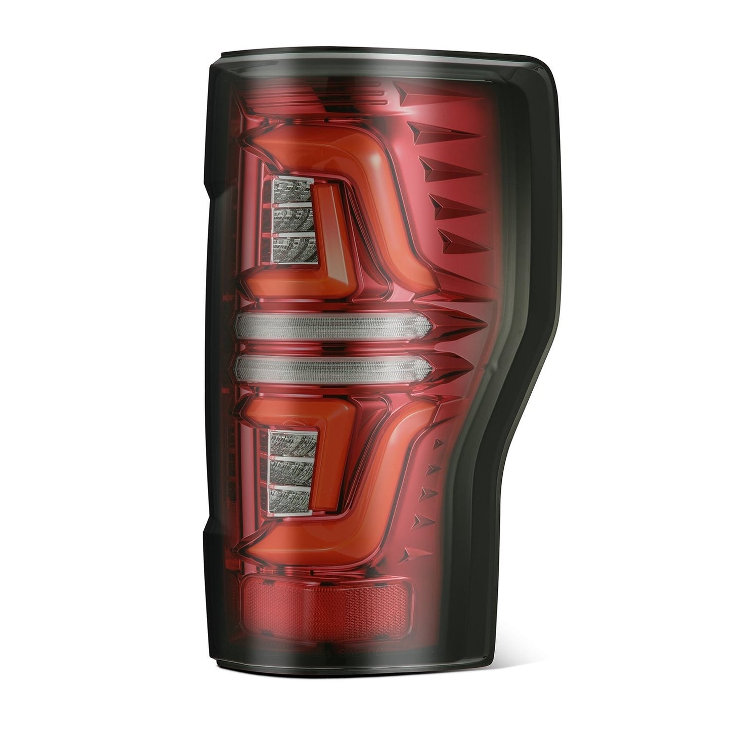 AlphaRex 17-19 Ford Super Duty PRO-Series LED Tail Lights Red Smoke
