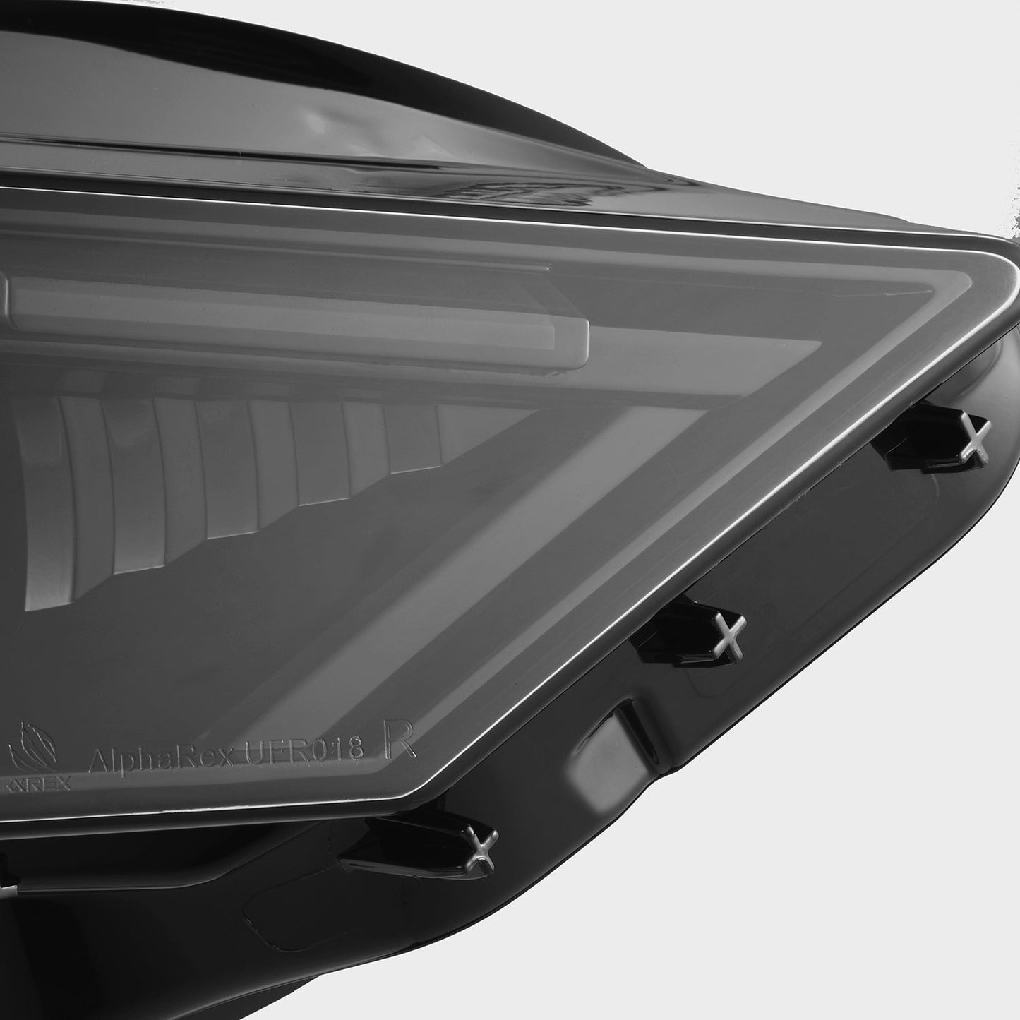 AlphaRex 18-23 Ford Mustang MK II NOVA-Series LED Projector Headlights Alpha-Black
