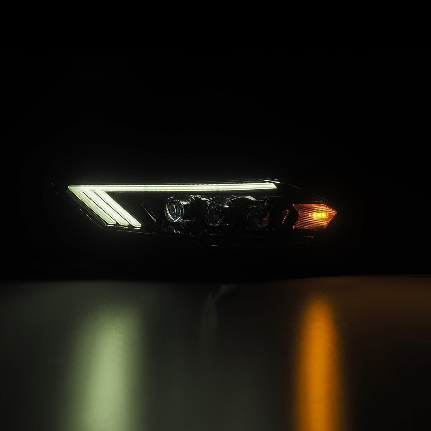 AlphaRex 18-23 Ford Mustang NOVA-Series LED Projector Headlights Alpha-Black