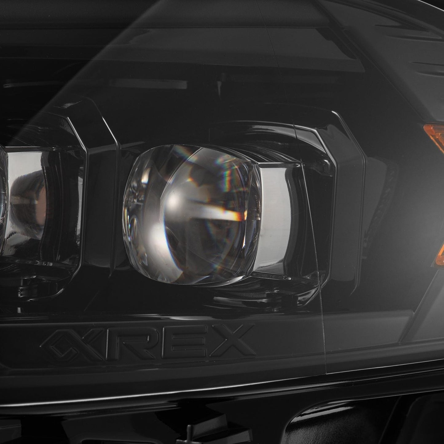 AlphaRex 18-23 Ford Mustang NOVA-Series LED Projector Headlights Alpha-Black