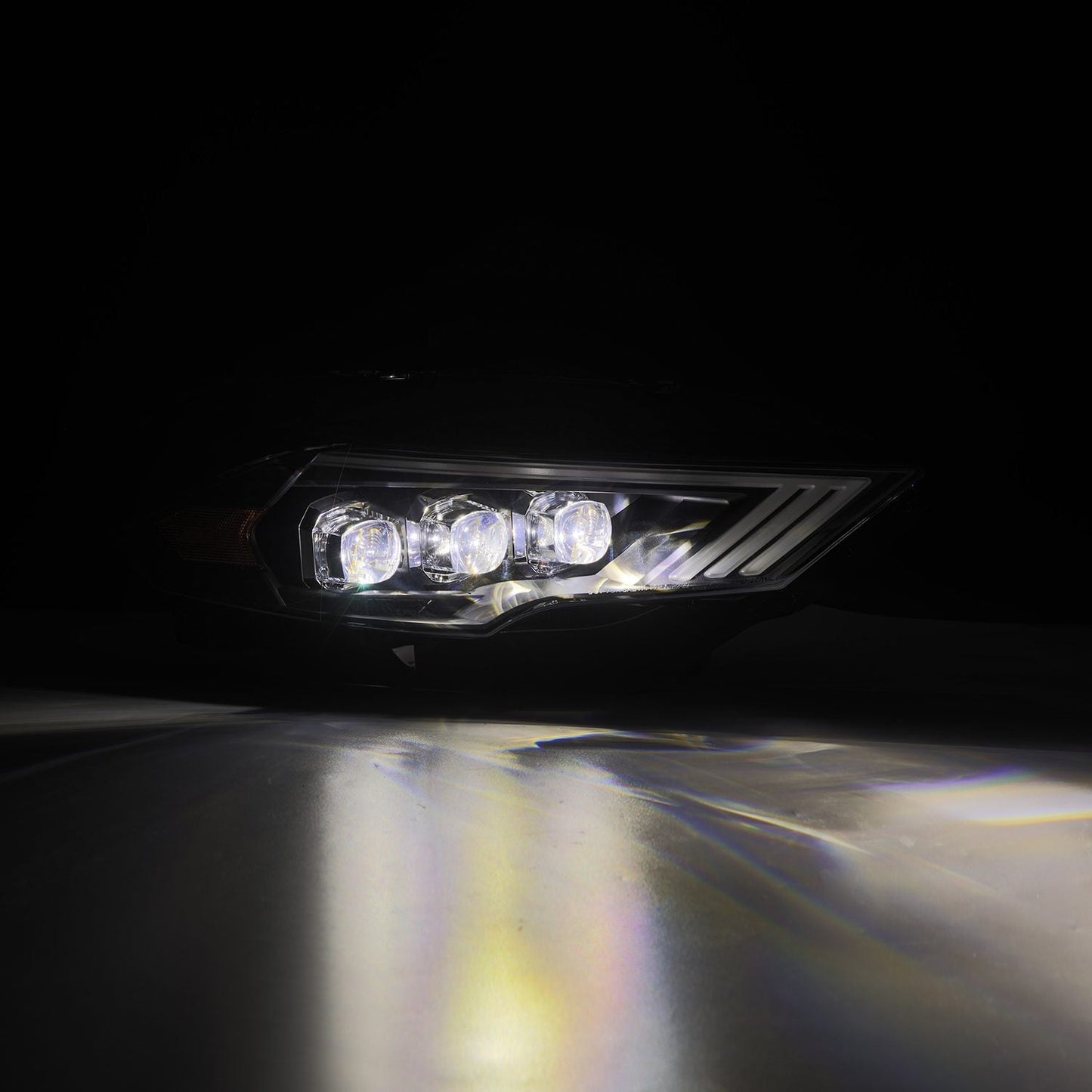 AlphaRex 18-23 Ford Mustang NOVA-Series LED Projector Headlights Black
