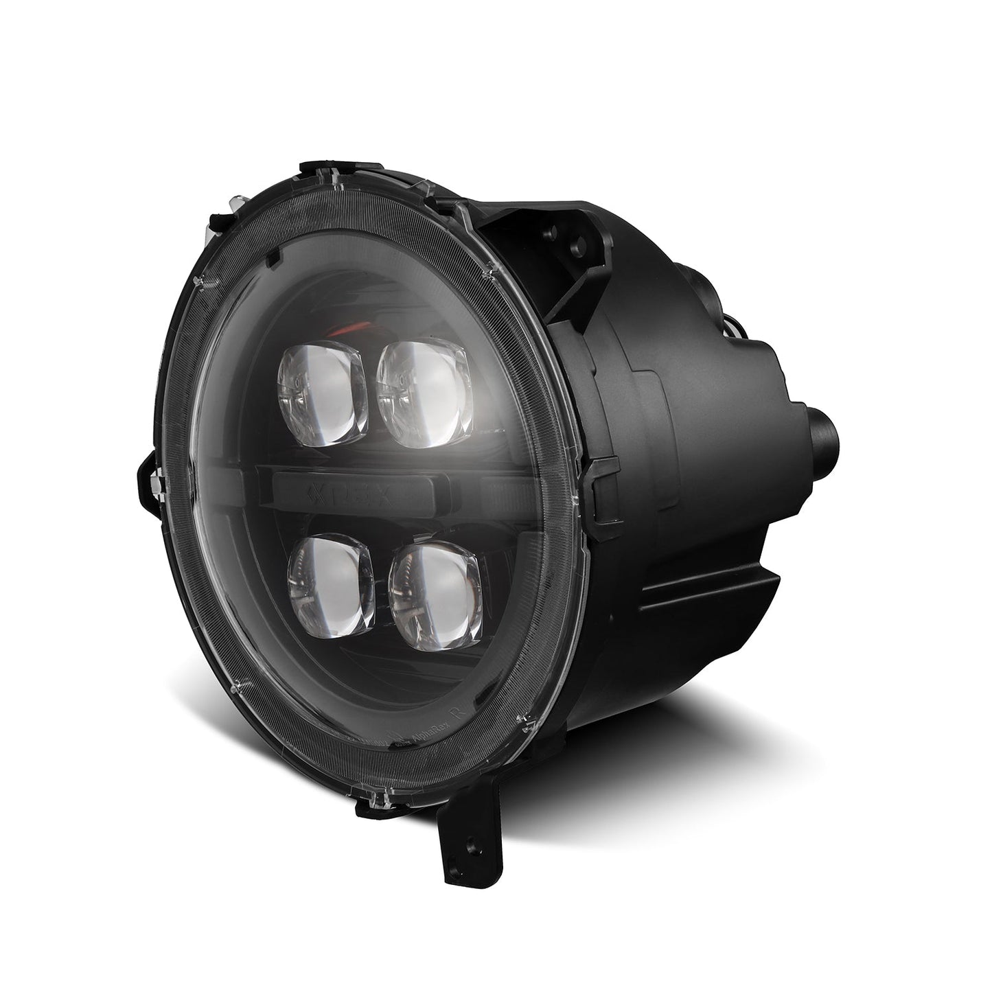 AlphaRex 18-25 Jeep Wrangler JL/Gladiator JT NOVA-Series LED Projector Headlights Alpha-black