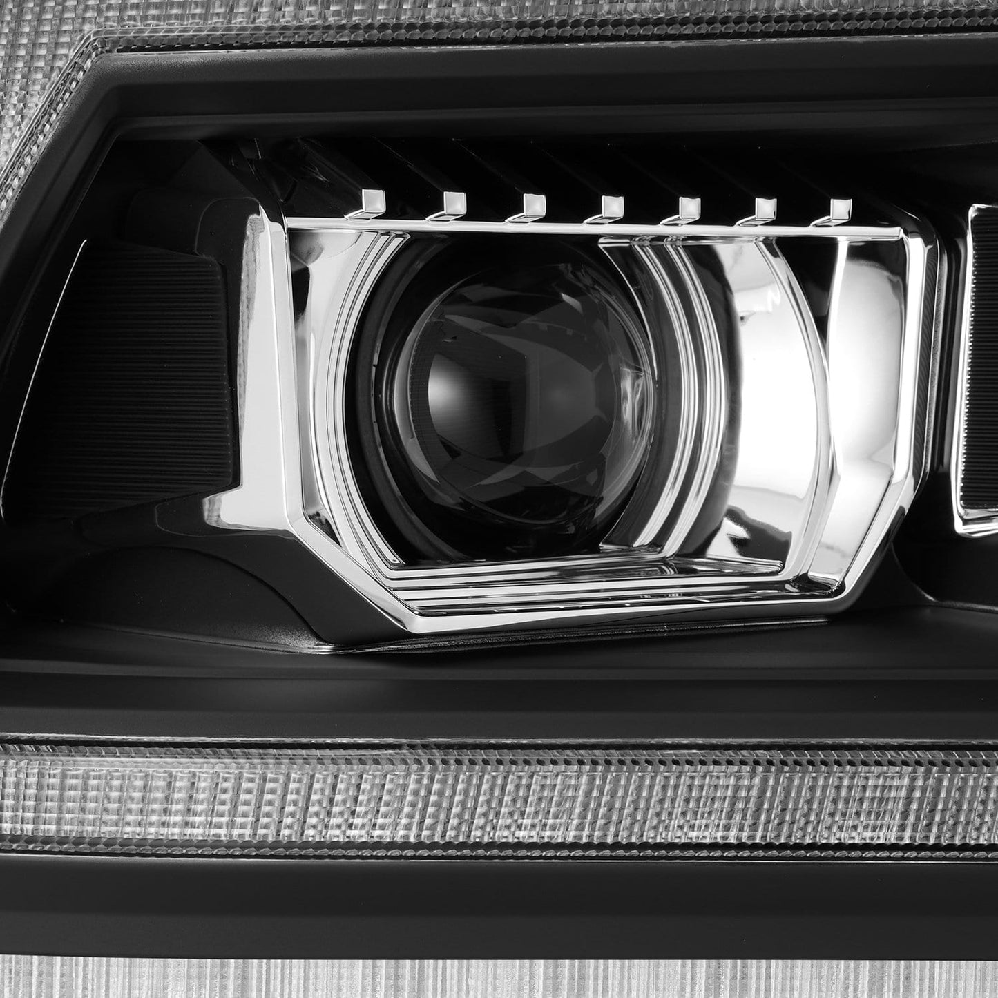 AlphaRex 19-24 Ram 2500/3500/4500/5500 PRO-Series Halogen Projector Headlights Black