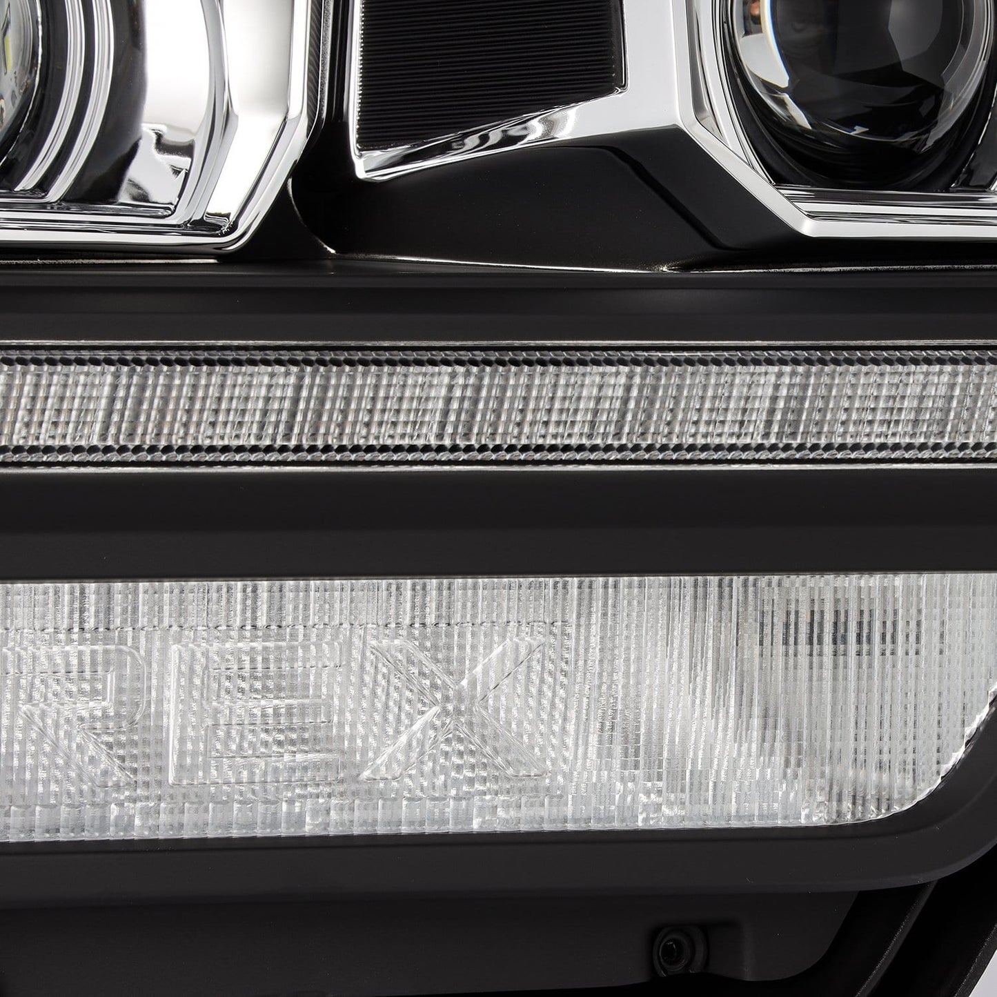 AlphaRex 19-24 Ram 2500/3500/4500/5500 PRO-Series Halogen Projector Headlights Black