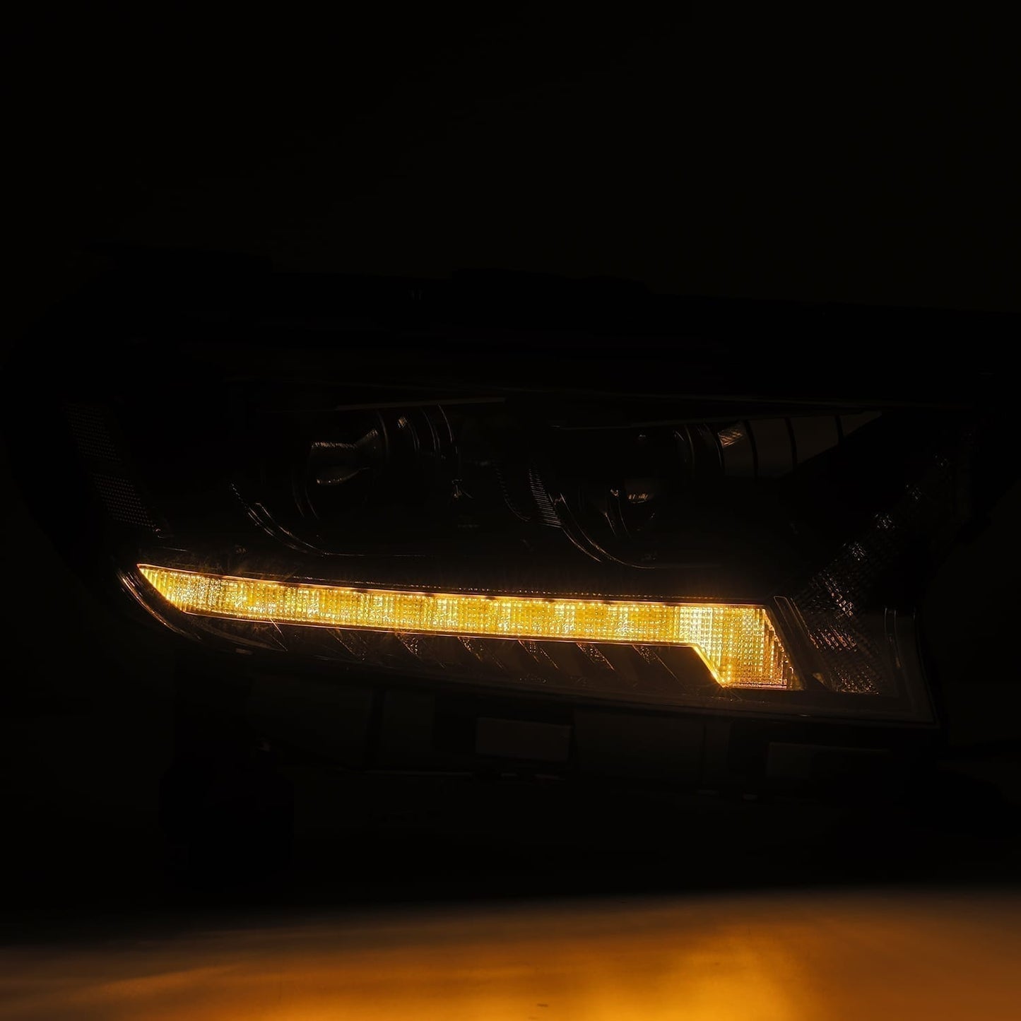 AlphaRex 19-23 Ford Ranger LUXX-Series LED Projector Headlights Alpha-Black