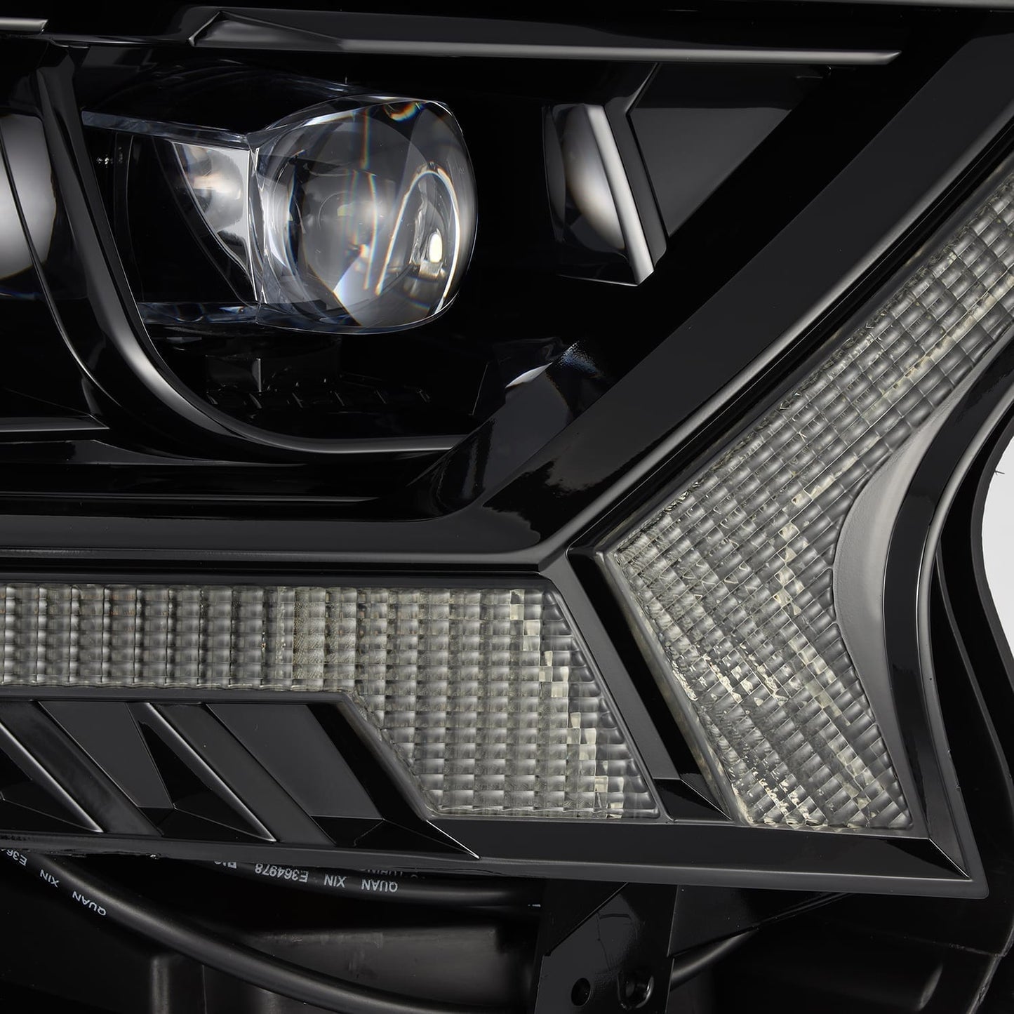 AlphaRex 19-23 Ford Ranger NOVA-Series LED Projector Headlights Alpha-Black