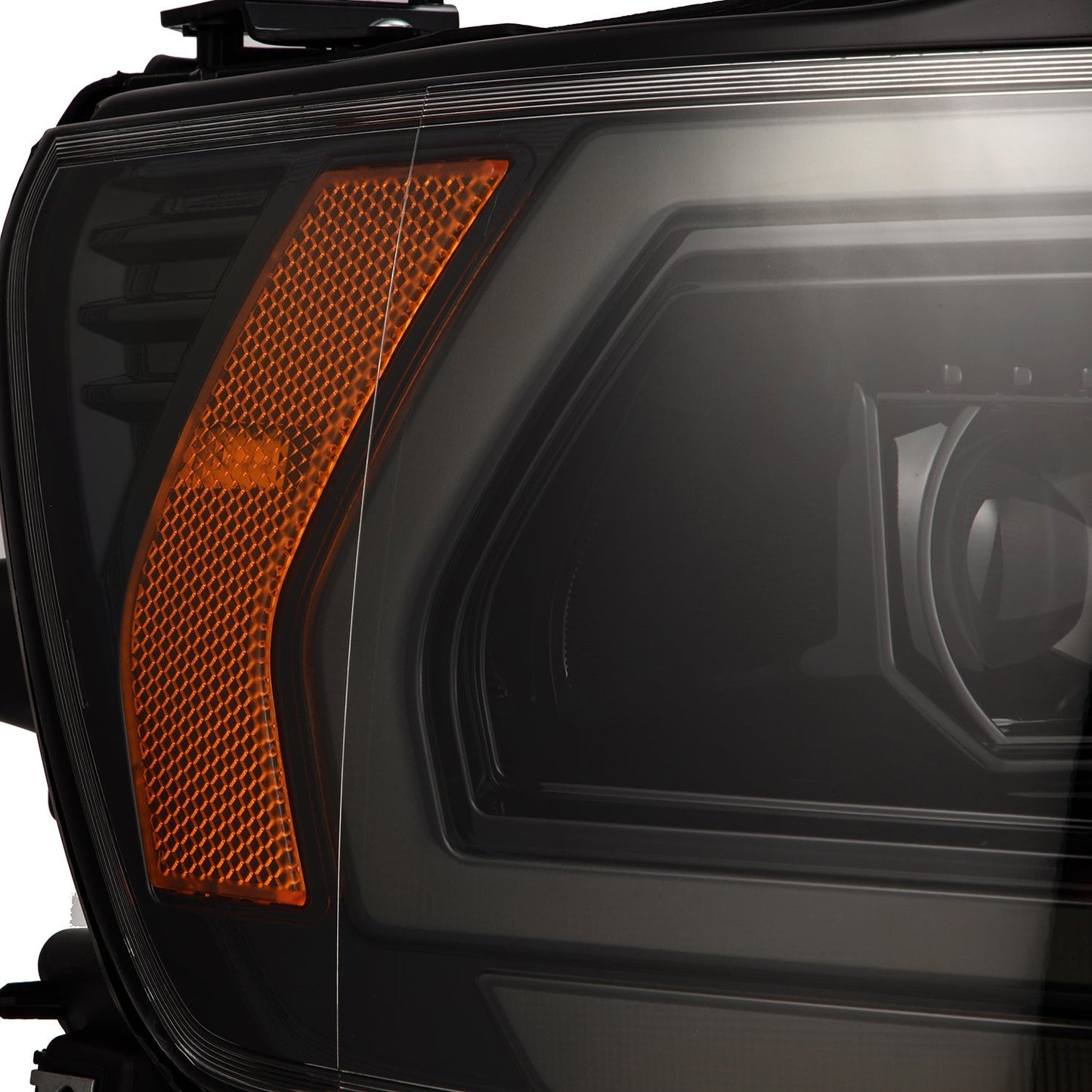 AlphaRex 19-24 Ram 1500 (MK II 2500 Style) PRO-Series Halogen Projector Headlights Alpha-Black