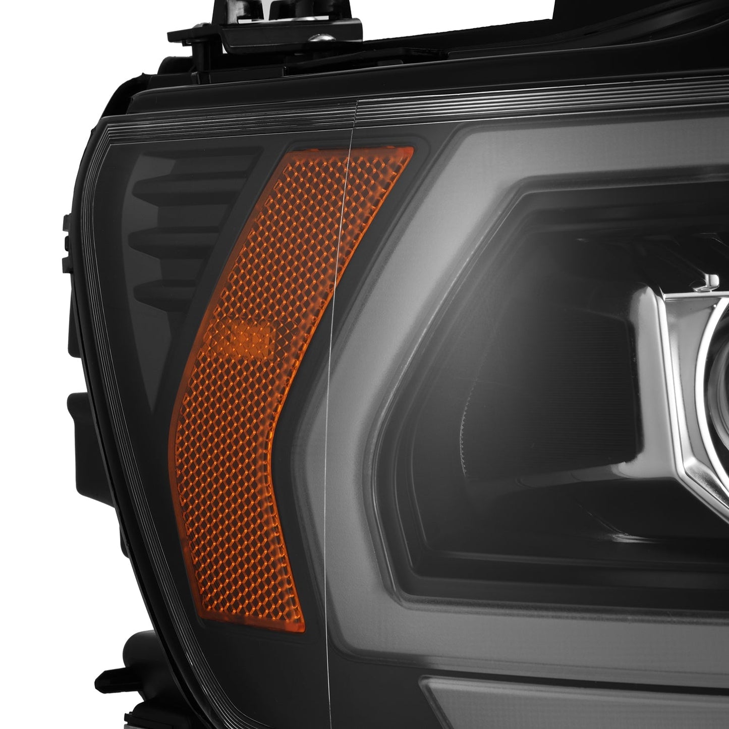 AlphaRex 19-24 Ram 1500 (MK II 2500 Style) PRO-Series Halogen Projector Headlights Black