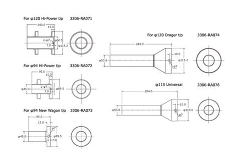 HKS Universal Silencer - 115mm Tip