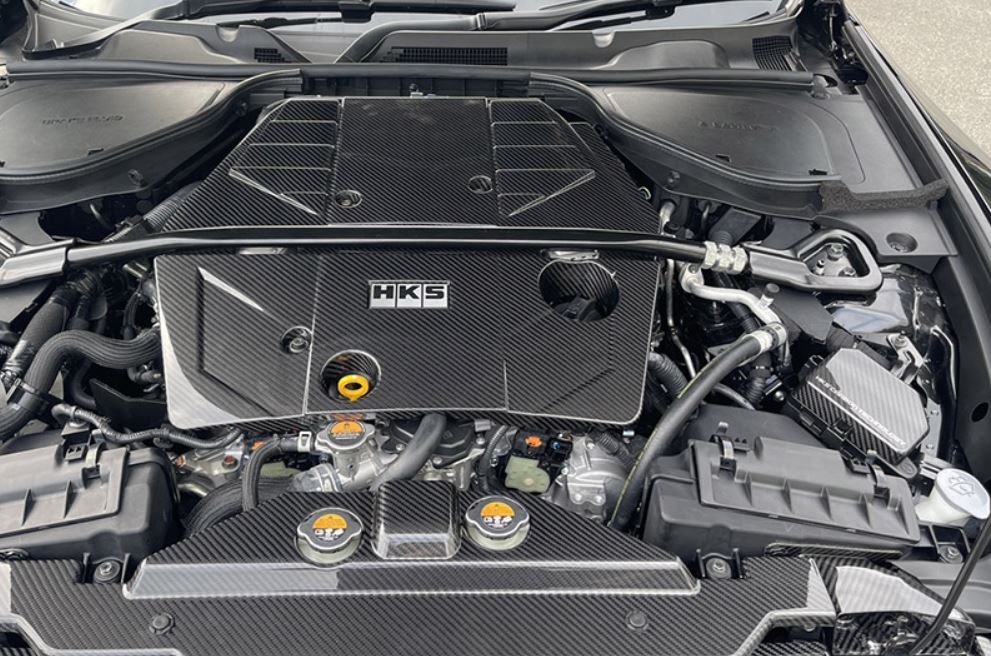HKS Dry Carbon Fuse Box Cover - Nissan 400Z RZ34 VR30DDTT 2023+