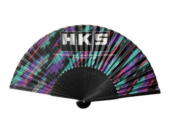 HKS Japanese Folding Fan - Oil Color
