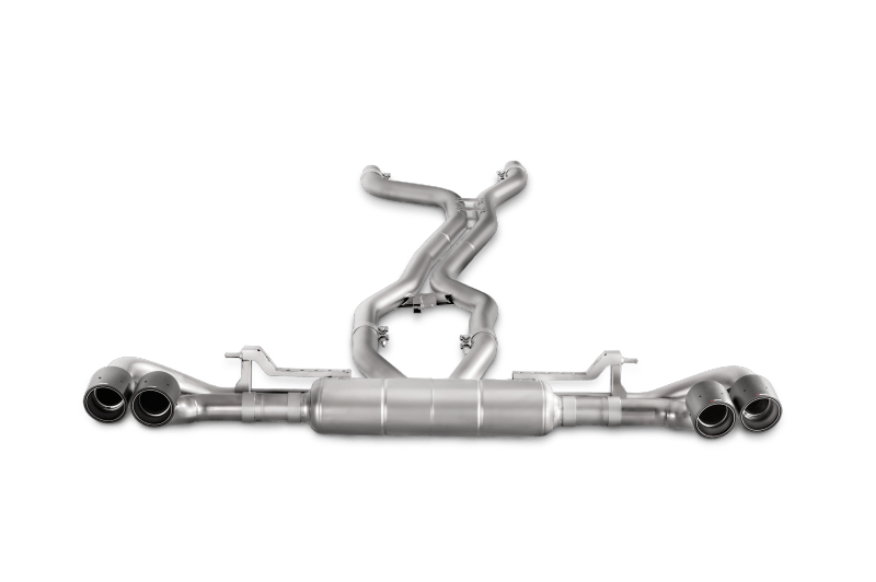 Akrapovic 15-17 Porsche Cayenne GTS (958 FL) Evolution Link Pipe Set (Titanium)