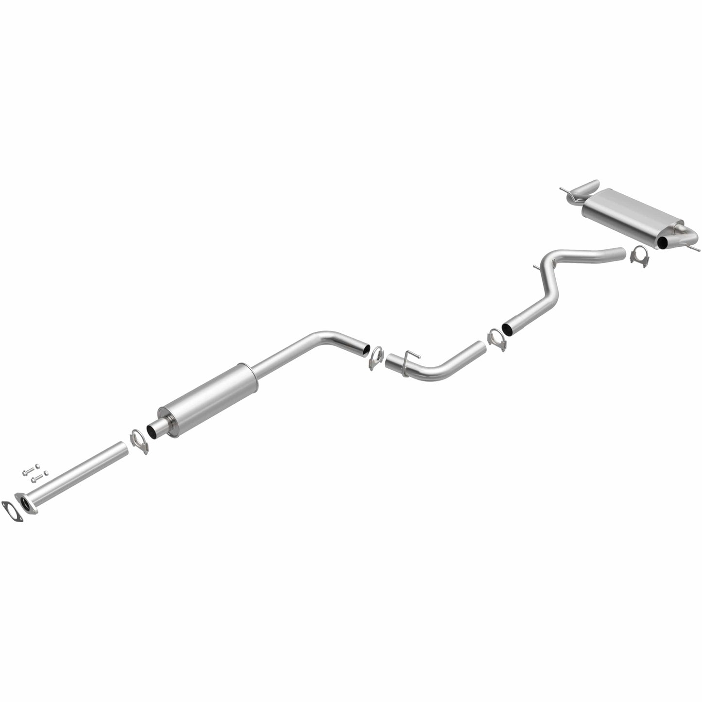 BRExhaust 2012-2018 Ford Focus 2.0L Direct-Fit Replacement Exhaust System