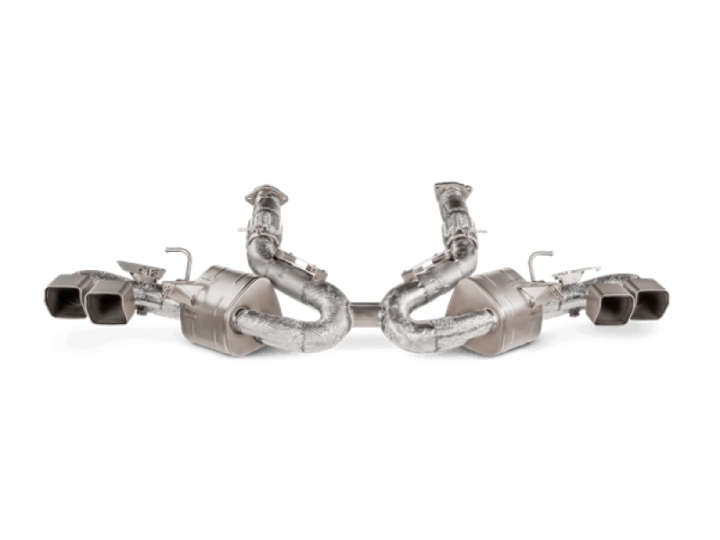 Akrapovic 2020+ Chevrolet Corvette C8 Slip-On Line (Titanium)