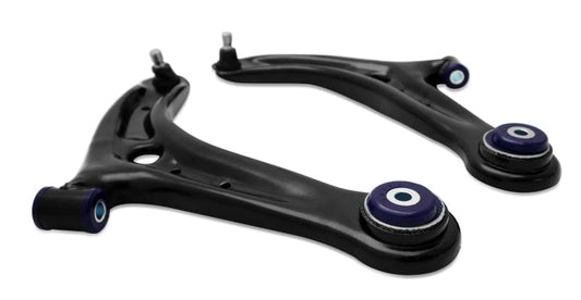 SuperPro 13-17 Ford Fiesta Complete Front Lower Control Arm Kit (Caster Increase)