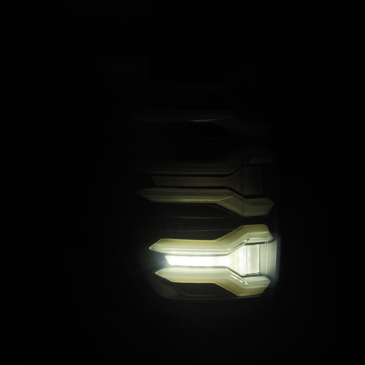 AlphaRex 21-23 Ford F150 LUXX-Series LED Tail Lights Black