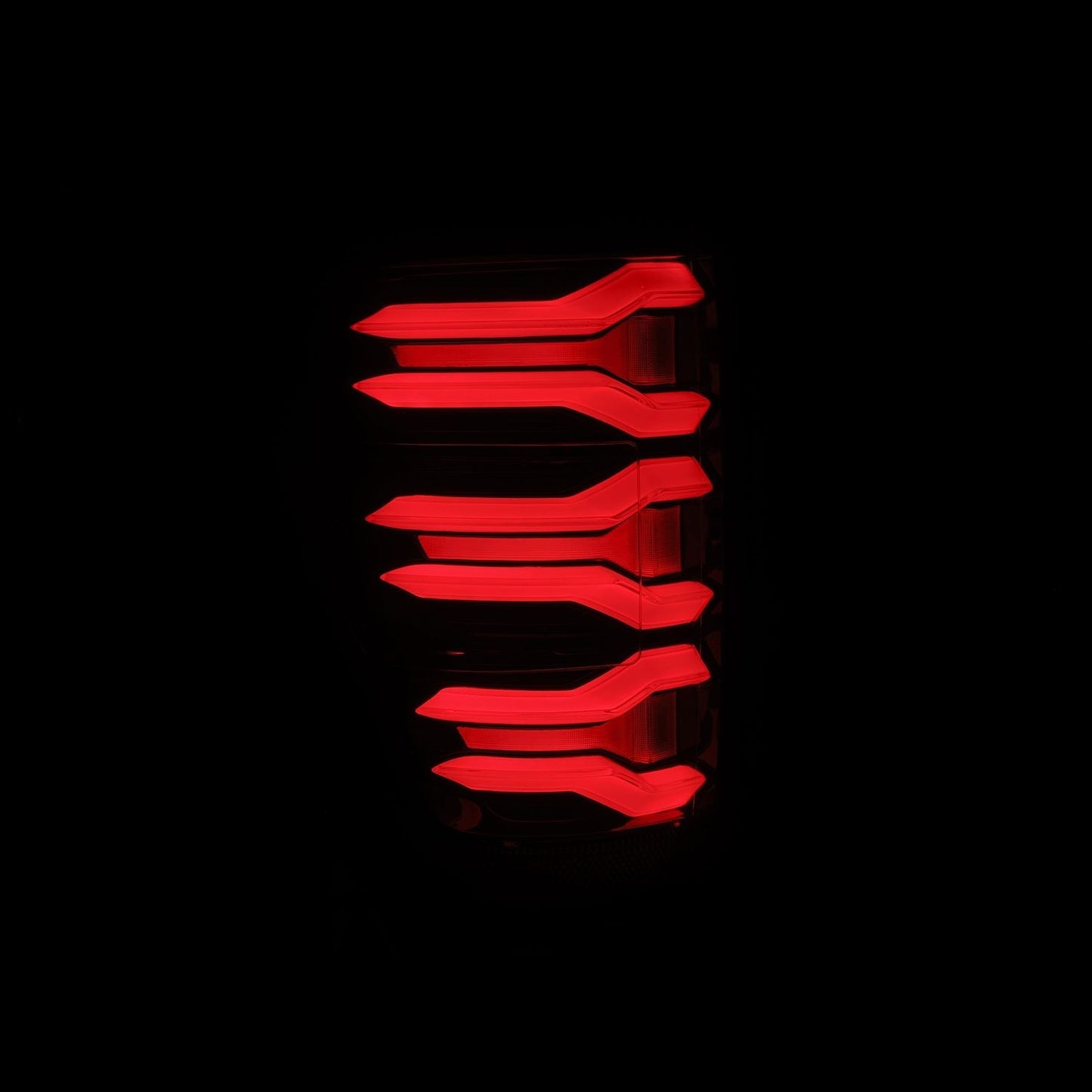 AlphaRex 21-23 Ford F150/F150 Raptor LUXX-Series LED Tail Lights Black-Red