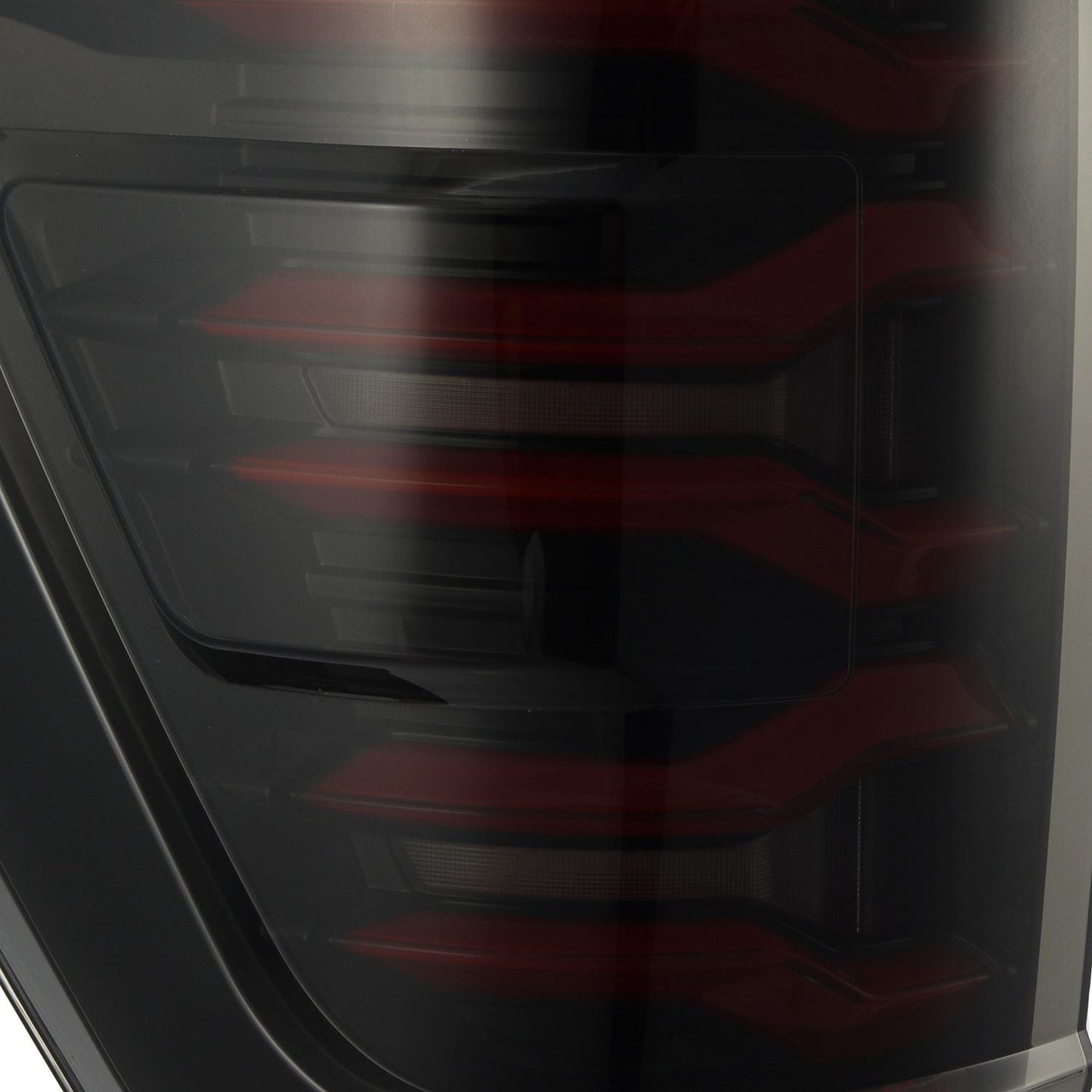 AlphaRex 21-23 Ford F150/F150 Raptor LUXX-Series LED Tail Lights Black-Red
