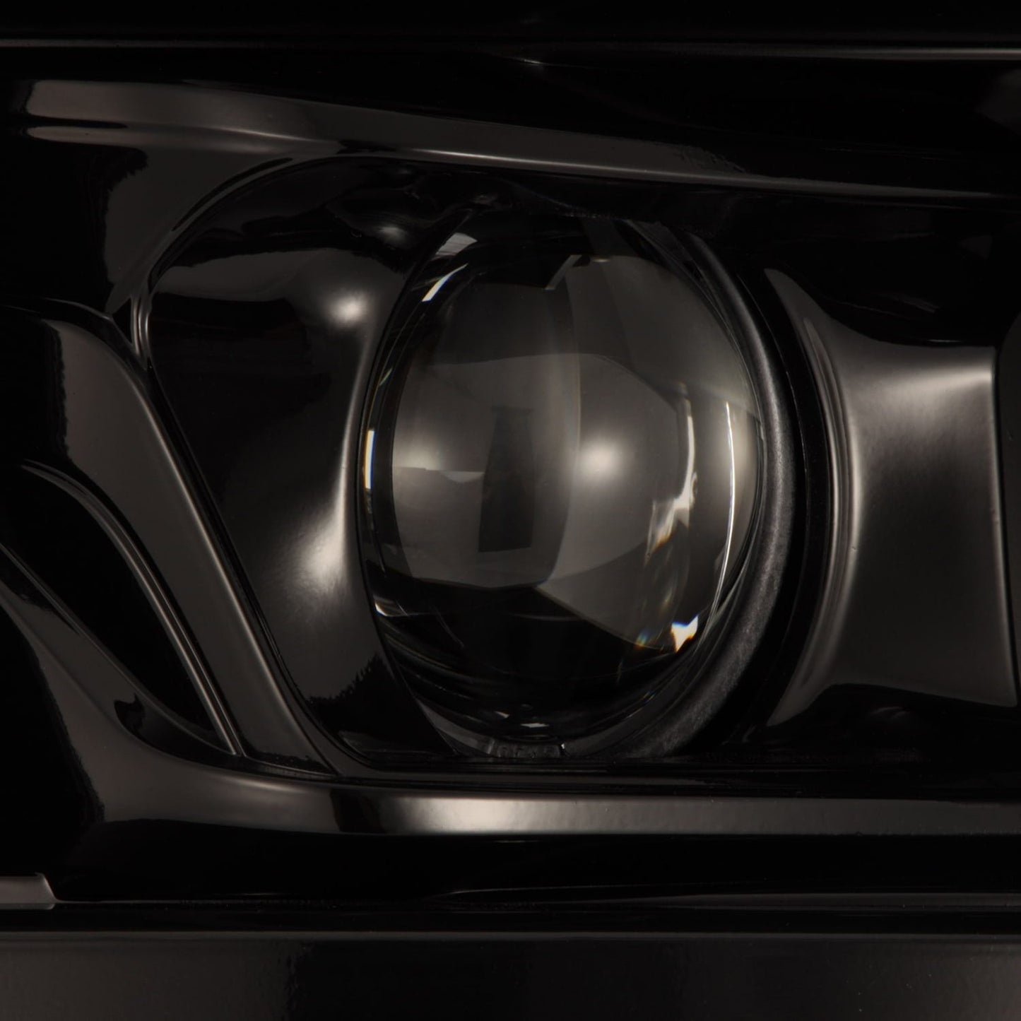 AlphaRex 21-23 Ford F150 PRO-Series Halogen Projector Headlights Alpha-Black