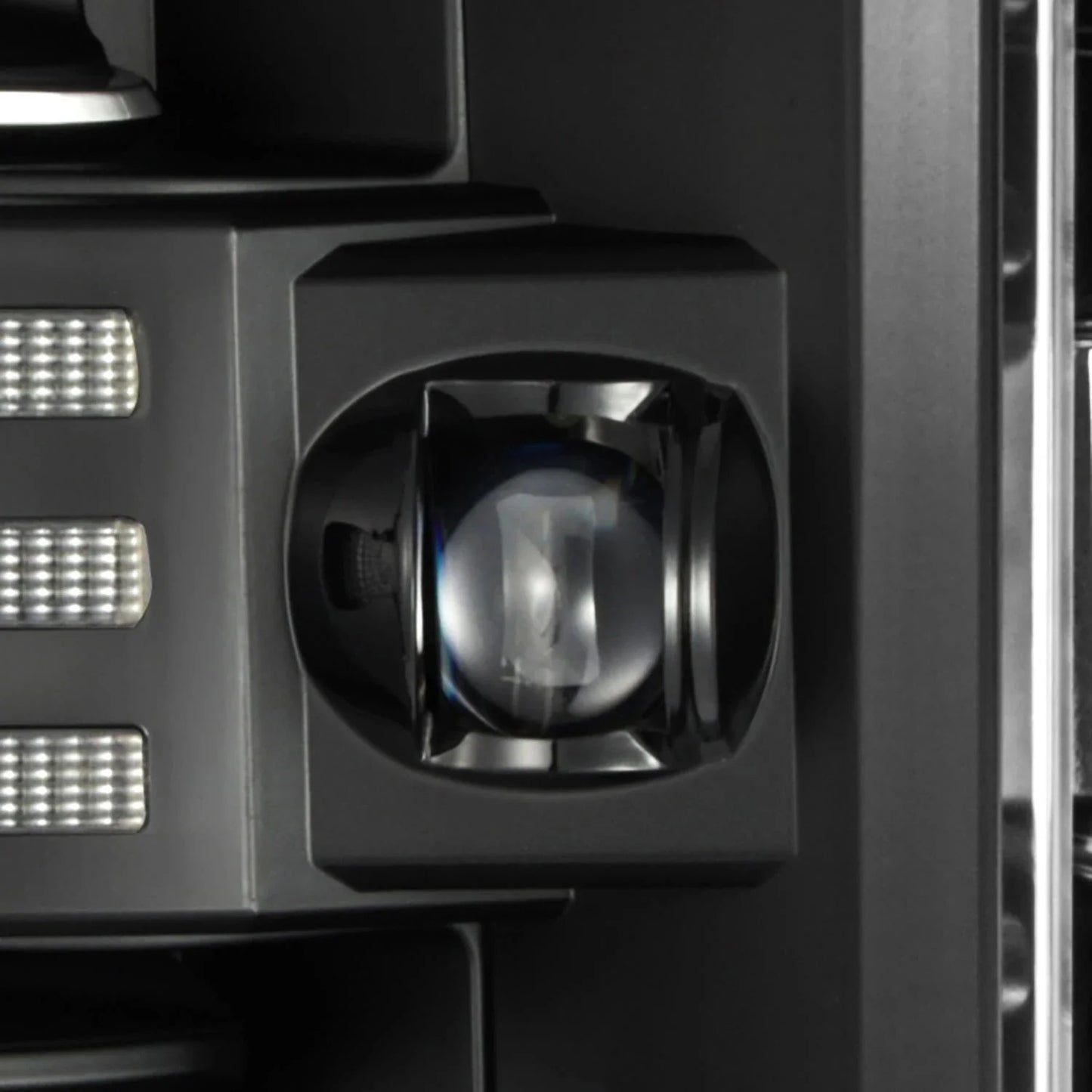 AlphaRex 21-23 Ford F150 PRO-Series Halogen Projector Headlights Black