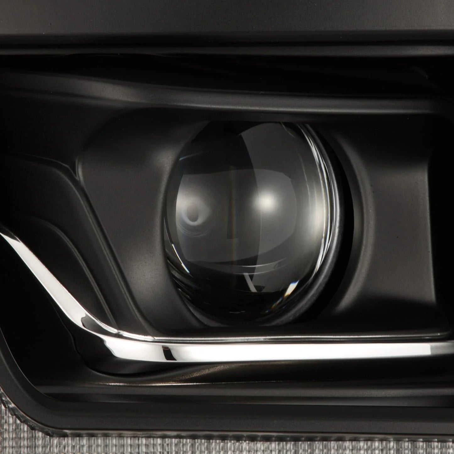 AlphaRex 21-23 Ford F150 PRO-Series Halogen Projector Headlights Black