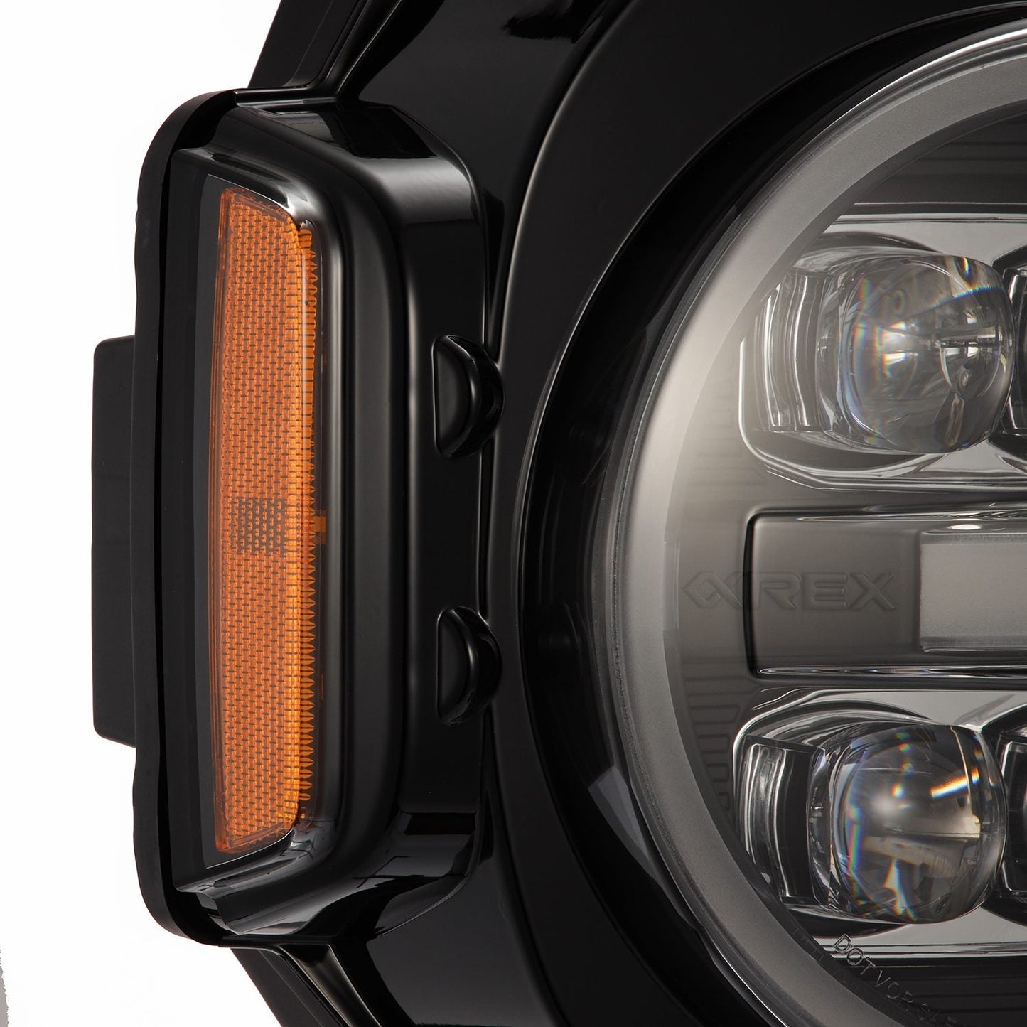 AlphaRex 21-25 Ford Bronco / 22-25 Bronco Raptor NOVA-Series LED Projector Headlights Black