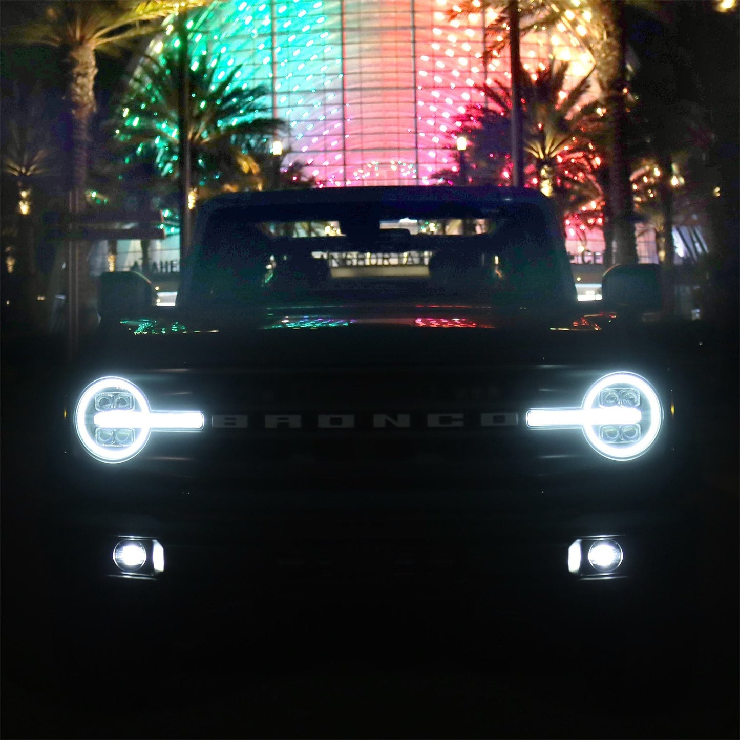 AlphaRex 21-25 Ford Bronco / 22-25 Bronco Raptor NOVA-Series LED Projector Headlights Black