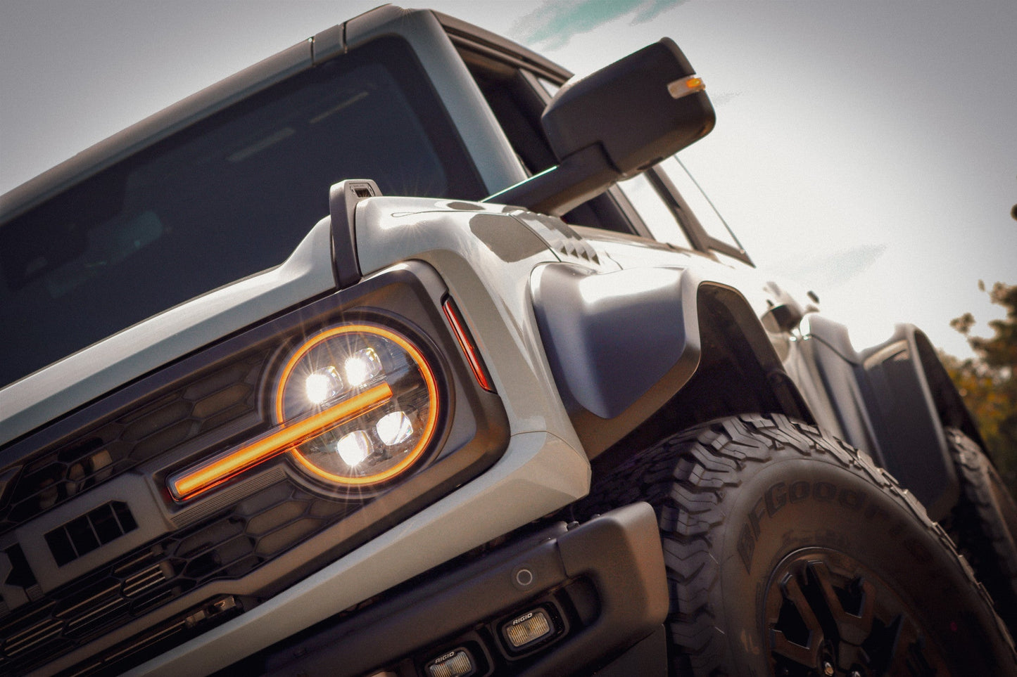 AlphaRex 21-25 Ford Bronco / 22-25 Bronco Raptor NOVA-Series LED Projector Headlights Black