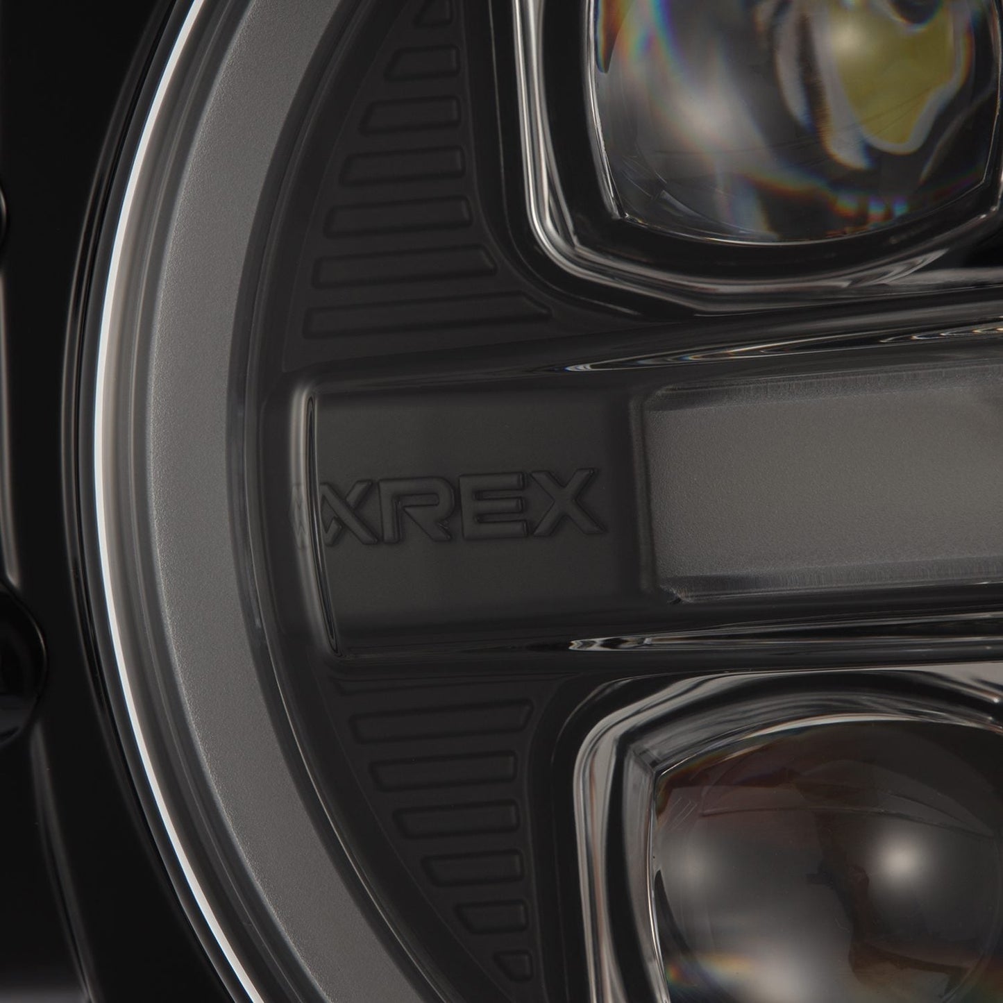 AlphaRex 21-25 Ford Bronco / 22-25 Bronco Raptor NOVA-Series LED Projector Headlights Black
