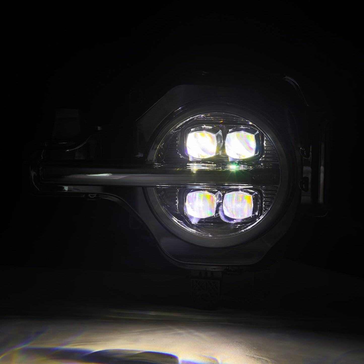 AlphaRex 21-25 Ford Bronco / 22-25 Ford Bronco Raptor NOVA-Series LED Projector Headlights Alpha-black