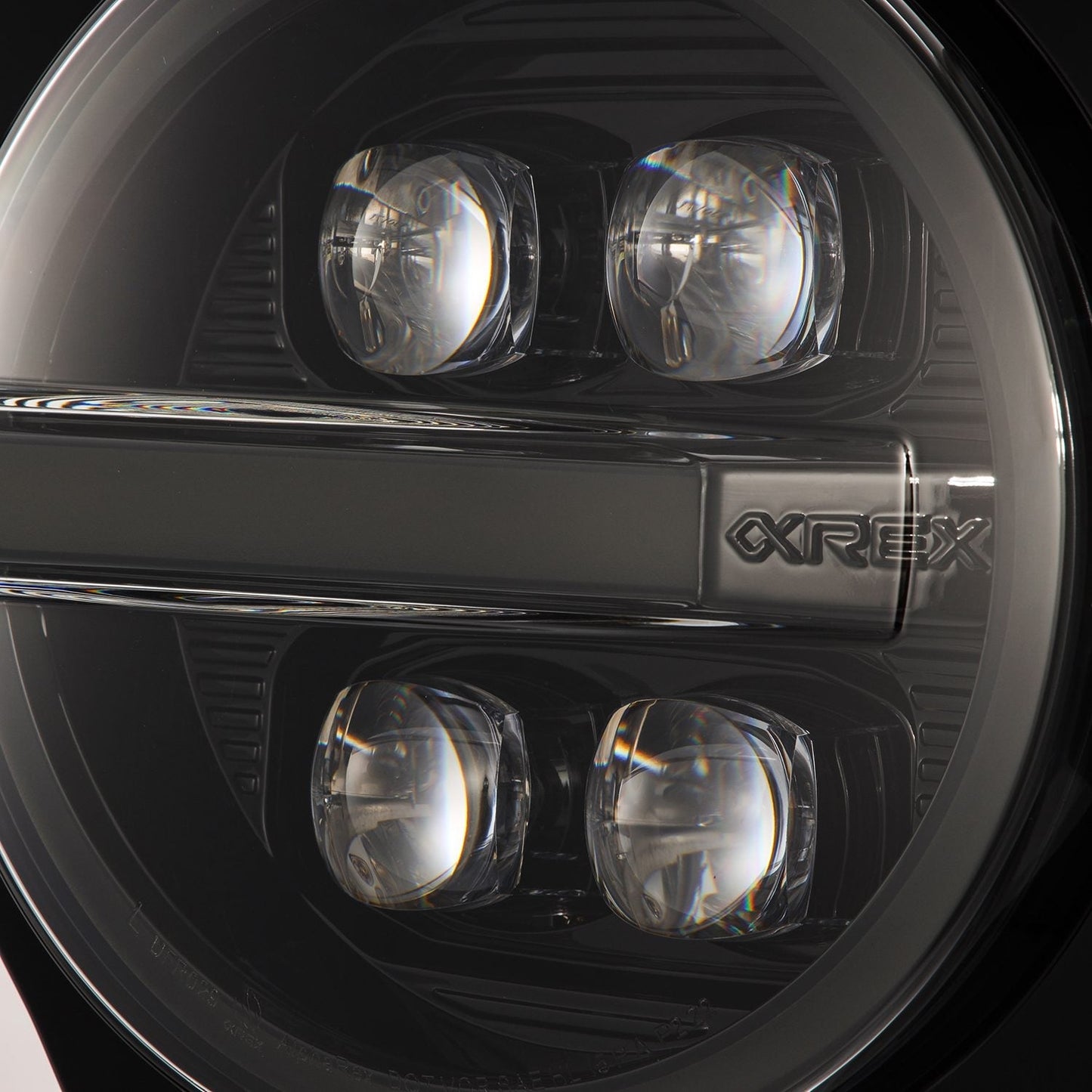AlphaRex 21-25 Ford Bronco / 22-25 Ford Bronco Raptor NOVA-Series LED Projector Headlights Alpha-black