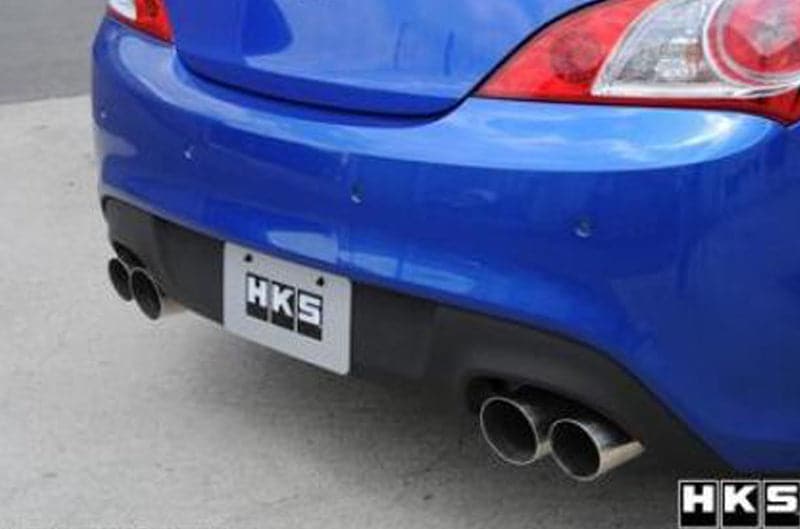 HKS Legamax Premium Exhaust - Hyundai Genesis Coupe 09-14 (Rear Section Only)