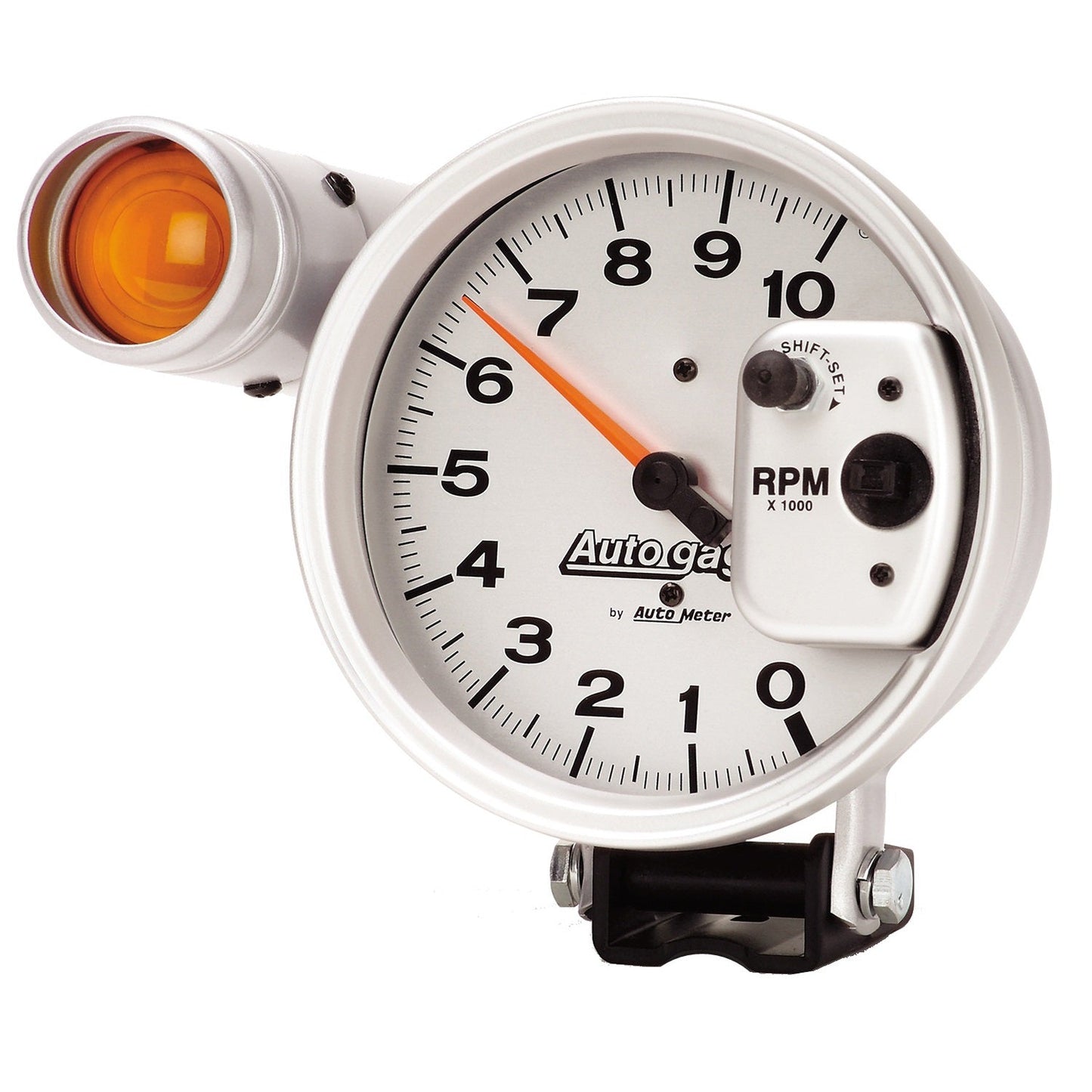 AutoMeter 5 inch 10,000 RPM Shift Lite Pedestal Tachometer Auto Gage (233911)