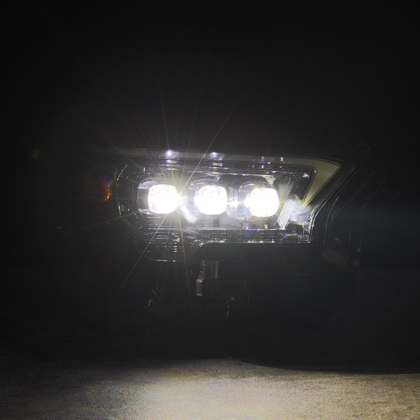 AlphaRex 24-25 Toyota Tacoma / 25-up 4Runner OG-Style NOVA-Series LED Projector Headlights Alpha-Black