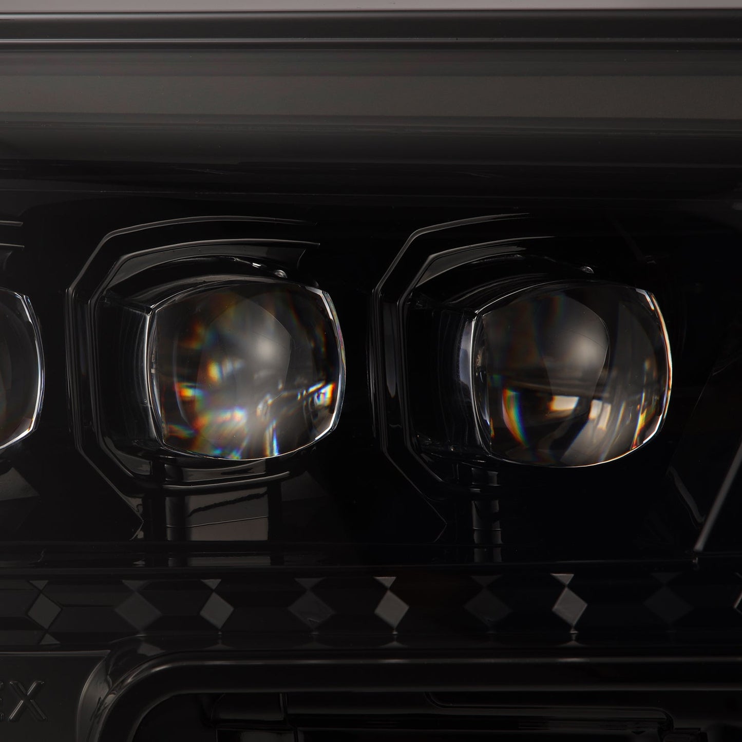 AlphaRex 24-25 Toyota Tacoma / 25-up 4Runner OG-Style NOVA-Series LED Projector Headlights Alpha-Black