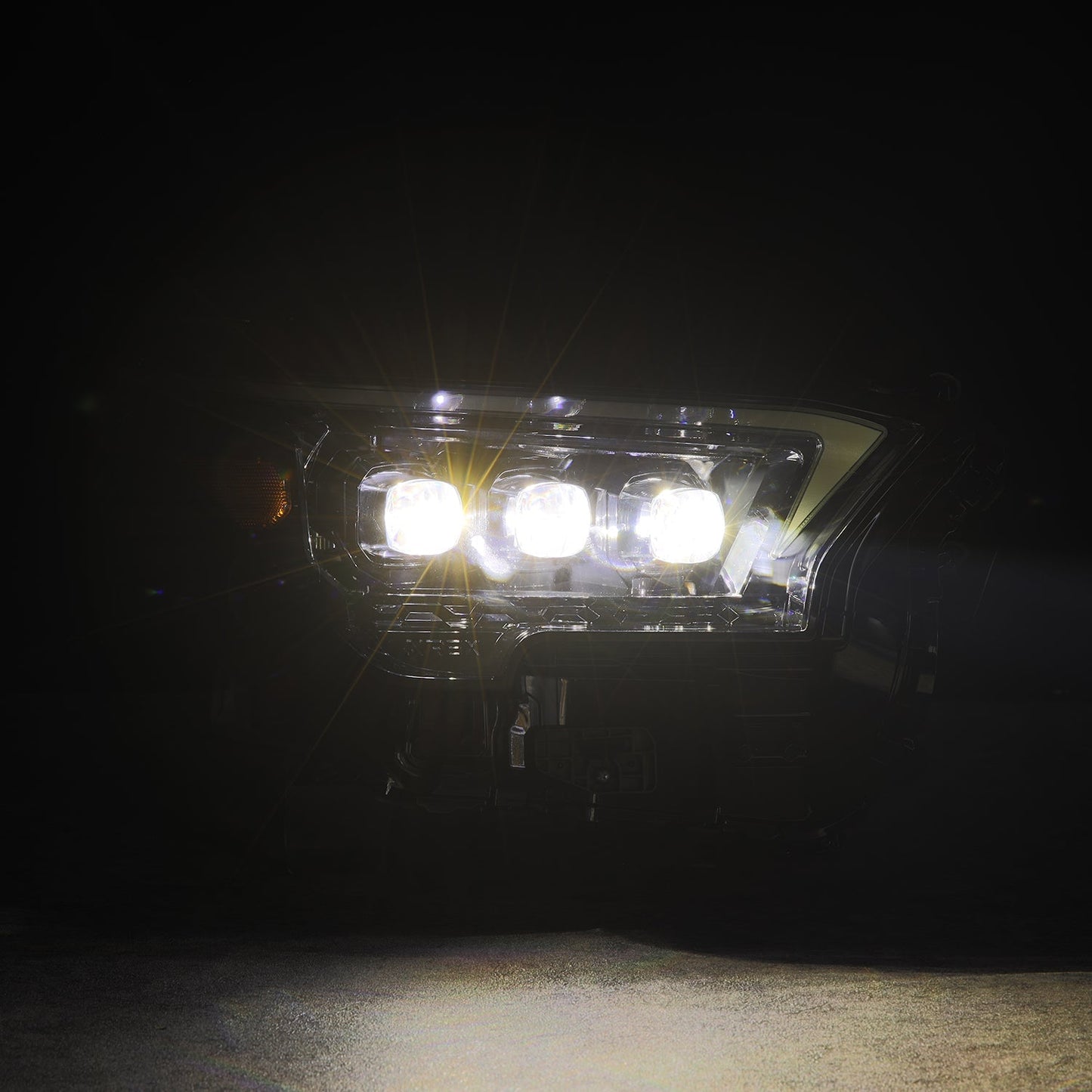 AlphaRex 24-25 Toyota Tacoma / 25-up 4Runner OG-Style NOVA-Series LED Projector Headlights Alpha-Black