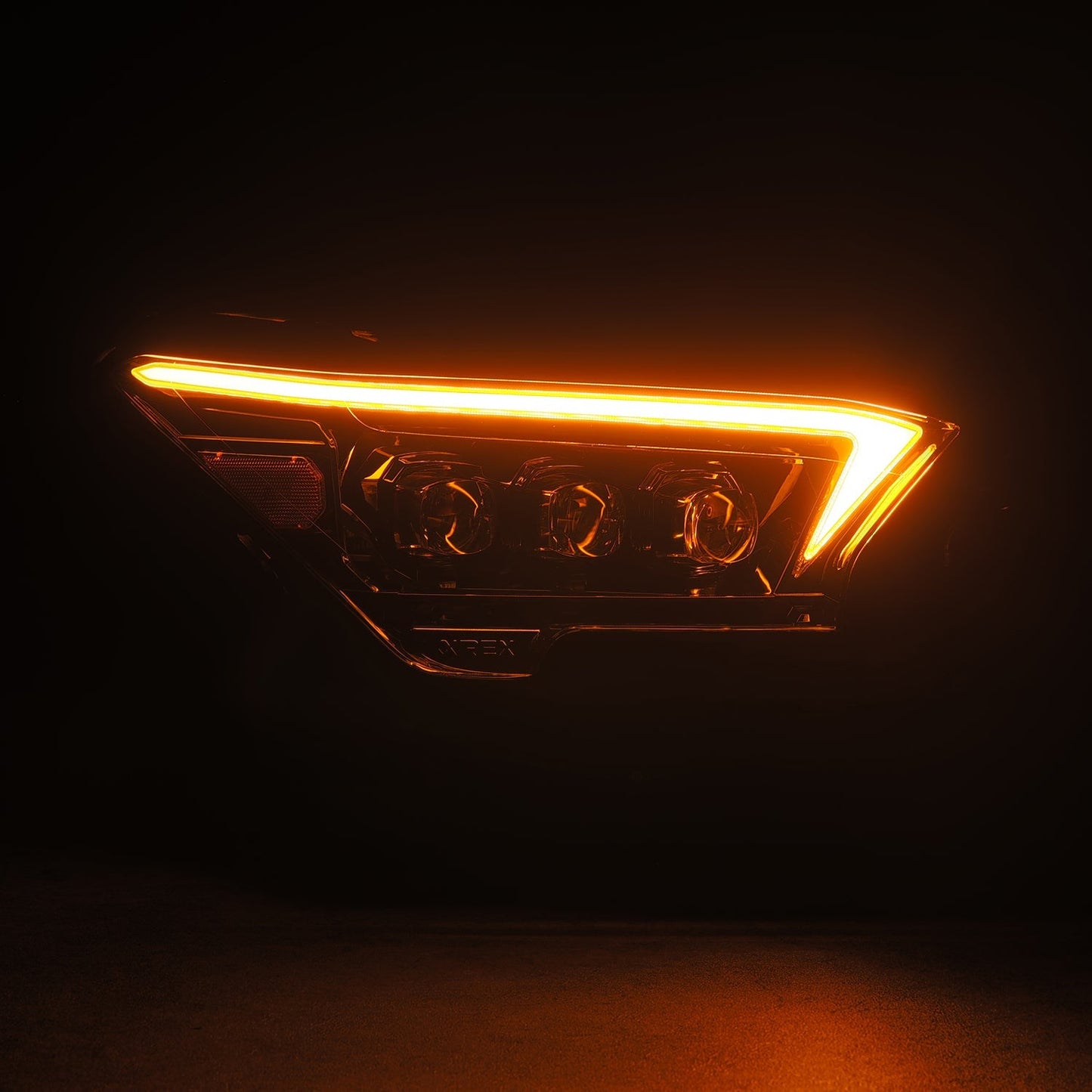 AlphaRex 24-25 Toyota Tacoma / 25-up 4Runner OG-Style NOVA-Series LED Projector Headlights Alpha-Black