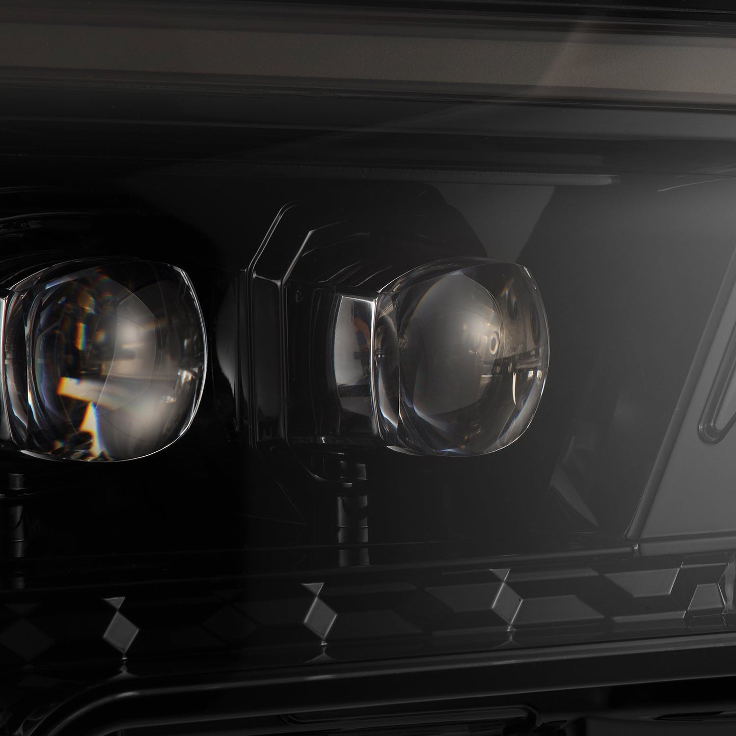 AlphaRex 24-25 Toyota Tacoma / 25-up 4Runner OG-Style NOVA-Series LED Projector Headlights Alpha-Black