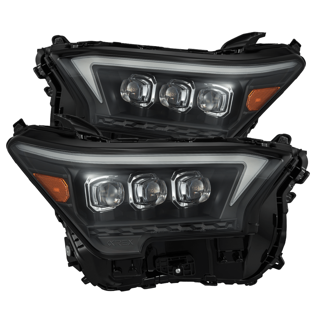 AlphaRex 24-25 Toyota Tacoma /25-up 4Runner OG-Style NOVA-Series LED Projector Headlights Black