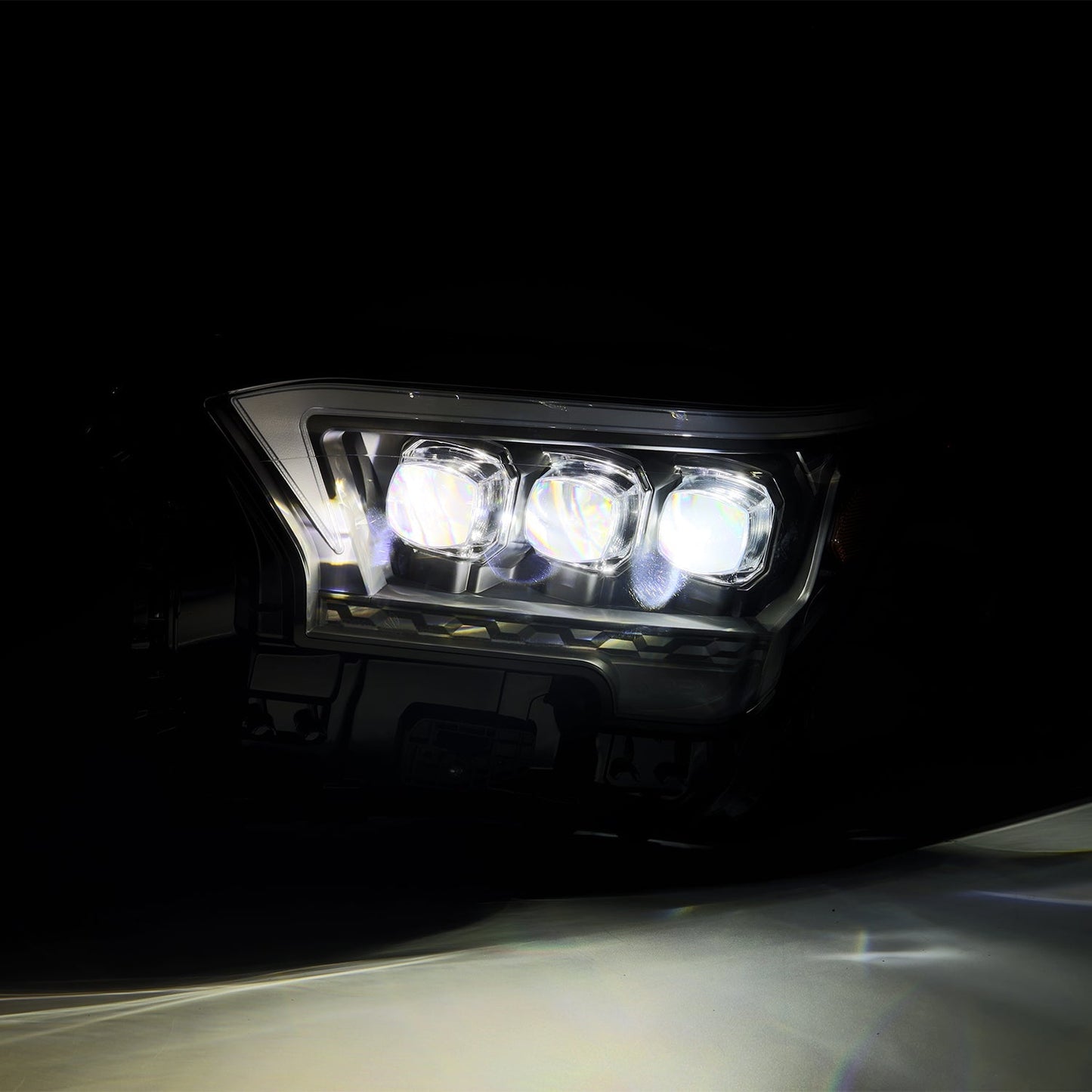 AlphaRex 24-25 Toyota Tacoma /25-up 4Runner OG-Style NOVA-Series LED Projector Headlights Black