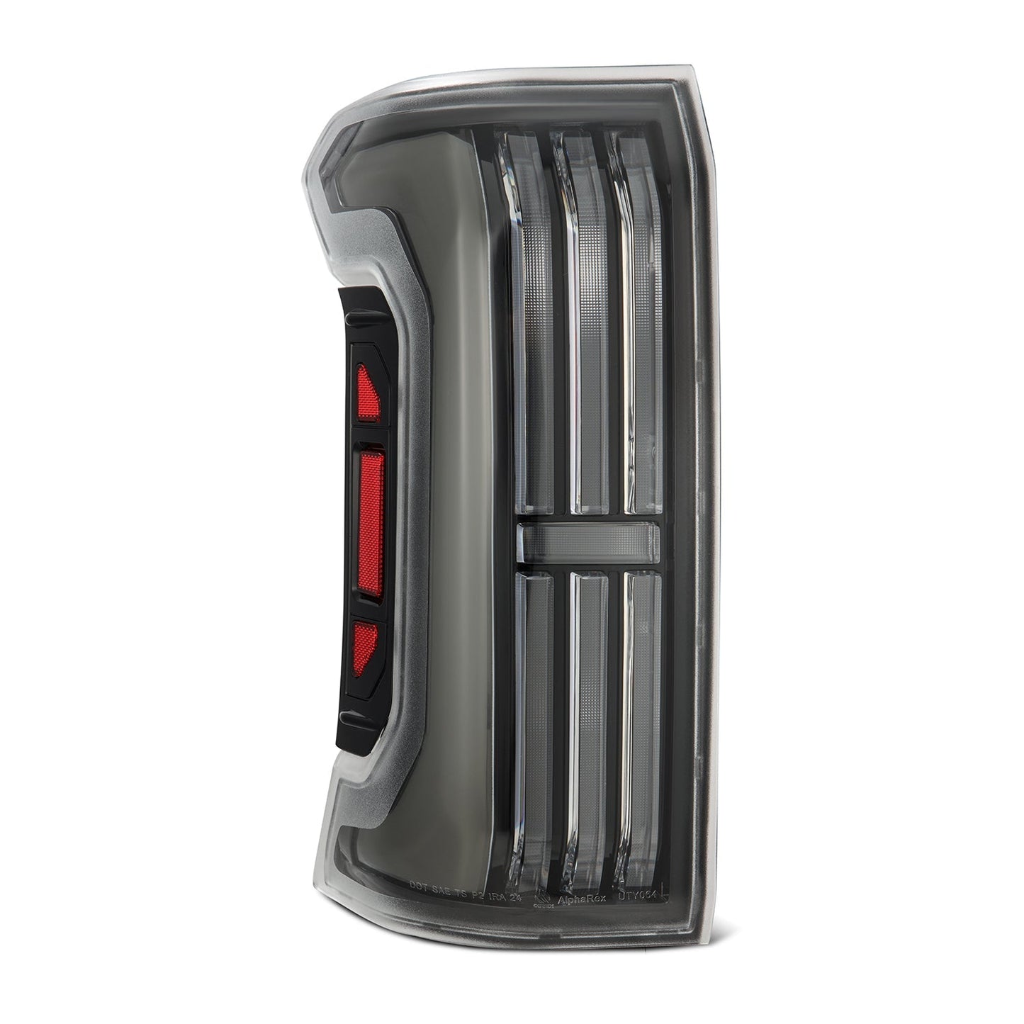 AlphaRex 24-25 Toyota Tacoma NOVA-Series Prismatic LED Tail Lights Black
