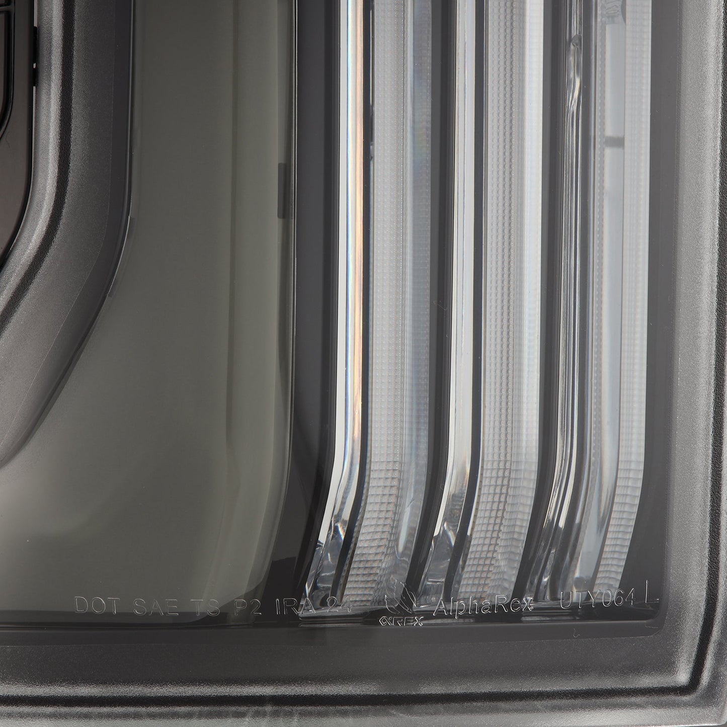 AlphaRex 24-25 Toyota Tacoma NOVA-Series Prismatic LED Tail Lights Black