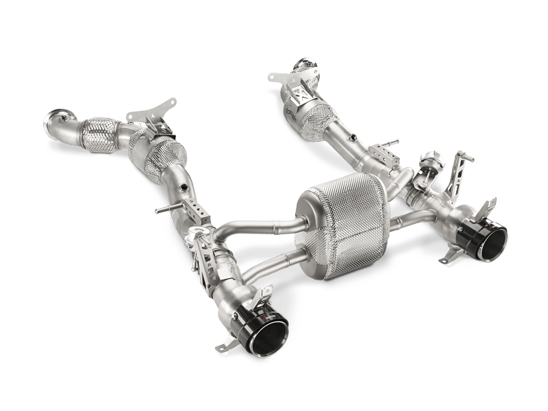 Akrapovic 16-17 Ferrari 488 GTB/488 Spyder Link Pipe Set w/ Cat (SS)