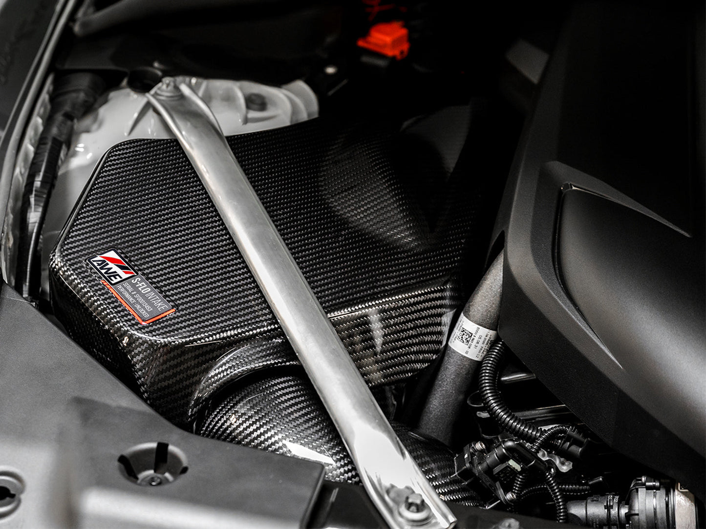 AWE Tuning S-FLO Carbon Intake Lid for 2020+ GR Supra (2660-15019)