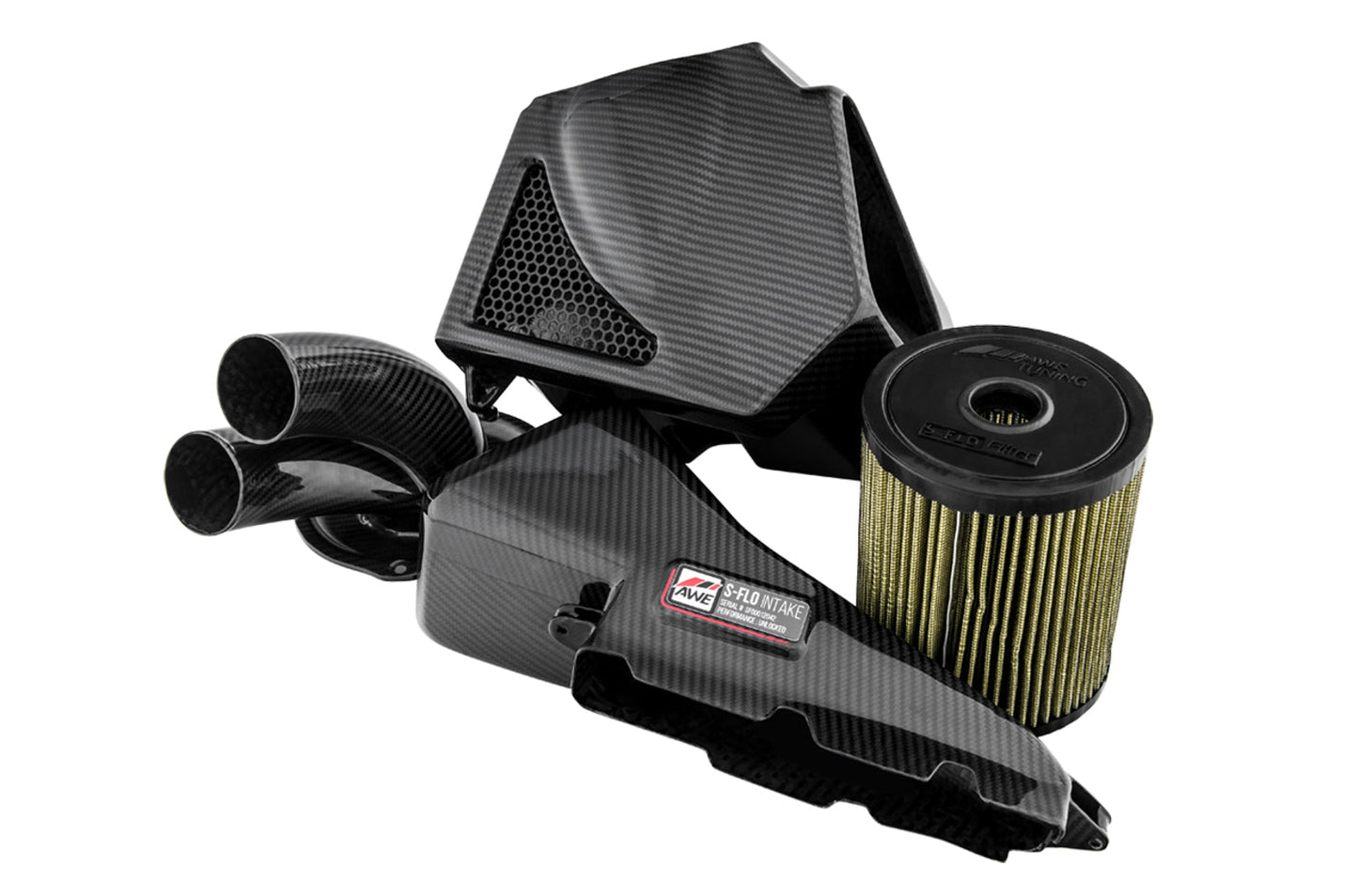 AWE Tuning S-FLO Carbon Intake for Audi C7 S6 / S7 (2660-15020)