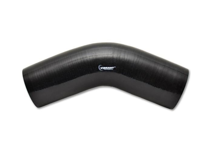 Vibrant 4 Ply Reinforced Silicone 45 Degree Elbow - 2.5"
